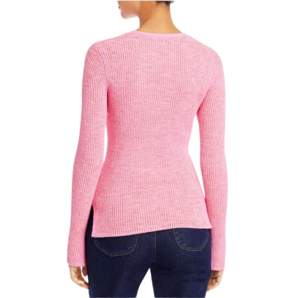 3.1 Phillip Lim Long Sleeve Double Face Rib Crossbody Sweater Small New with Tag - Picture 3 of 11